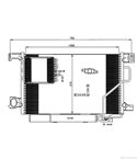 РАДИАТОР КЛИМАТИК MERCEDES C CLASS W203 (2000-) C 270 CDI - NRF