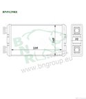 РАДИАТОР ПАРНО OPEL MOVANO COMBI (1998-) 2.5 CDTI - BNR