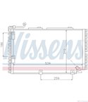 РАДИАТОР КЛИМАТИК AUDI 200 (1983-) 2.2 Turbo quattro - NISSENS