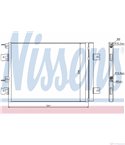 РАДИАТОР КЛИМАТИК DACIA LOGAN MCV (2007-) 1.6 16V Flexifuel - NISSENS