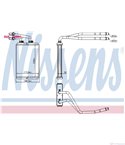 РАДИАТОР ПАРНО FIAT ULYSSE (2002-) 2.2 D Multijet - NISSENS