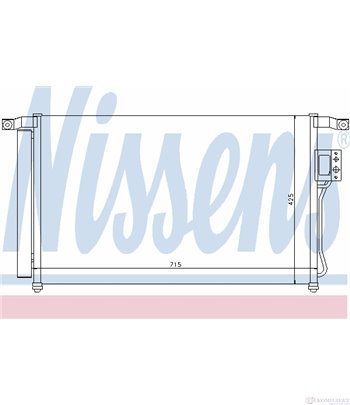 РАДИАТОР КЛИМАТИК HYUNDAI SANTA FE (2006-) 2.2 CRDi - NISSENS