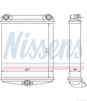 РАДИАТОР ПАРНО MERCEDES E CLASS COMBI S124 (1993-) E 250 Turbo D - NISSENS