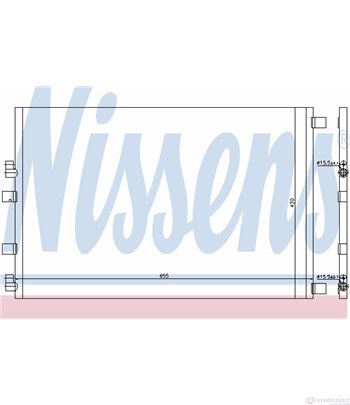 РАДИАТОР КЛИМАТИК RENAULT GRAND SCENIC II (2004-) 1.6 - NISSENS