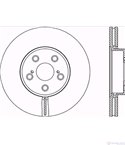 ДИСК СПИРАЧЕН ПРЕДЕН ВЕНТИЛИРАН TOYOTA AVENSIS LIFTBACK (1997-) 2.0 VVT-i - FERODO
