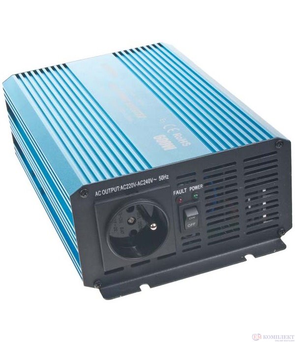 ПРЕОБРАЗУВАТЕЛ ТОК ОТ 12V - 230V 600W ПРЕОБРАЗУВАТЕЛ ТОК ОТ 12V - 230V 600W
