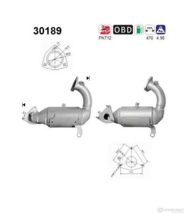 КАТАЛИЗАТОР RENAULT VEL SATIS (2002-) 2.0i 16V - AS