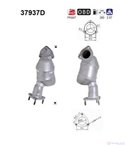 КАТАЛИЗАТОР ПРЕДЕН VOLKSWAGEN PASSAT (2000-) 2.5TDI V6 - AS