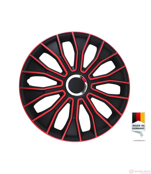 ТАСОВЕ ЗА ДЖАНТИ 14'' VOLTEC PRO BLACK/RED 4 БРОЯ К-Т - PETEX