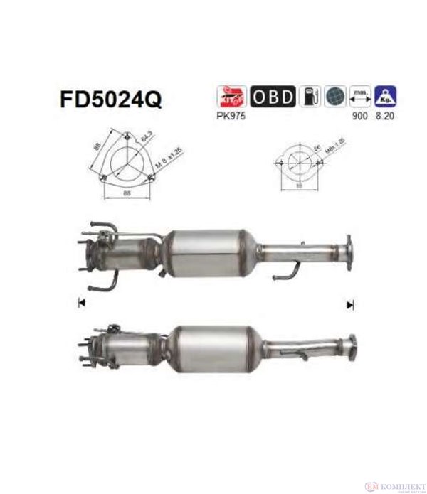 ФИЛТЪР DPF ALFA ROMEO 147 (2004-) 1.9TD JTDM - AS