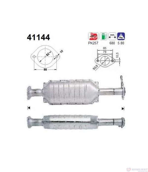 КАТАЛИЗАТОР ALFA ROMEO 156 (1997-) 1.8i 16V - AS