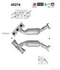 КАТАЛИЗАТОР BMW 5 SERIES E60 (2002-) 3.0i V6 24V - AS