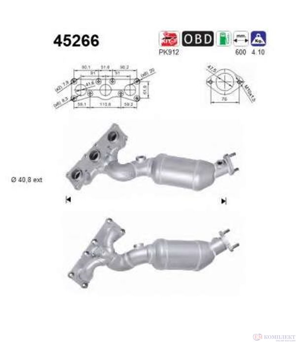 ФИЛТЪР DPF BMW 1 SERIES E87 (2004-) 2.0TD - AS