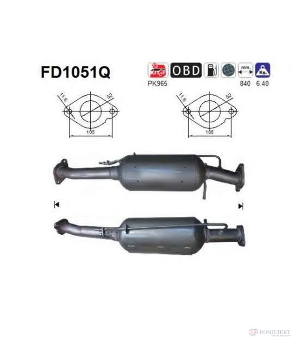 ФИЛТЪР DPF FORD KUGA (2008-) 2.0TD HDI - AS