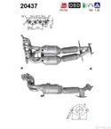 КАТАЛИЗАТОР FORD FOCUS C MAX (2003-) 1.6i 16V - AS