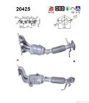 КАТАЛИЗАТОР FORD FOCUS (2004-) 1.6i 16V - AS