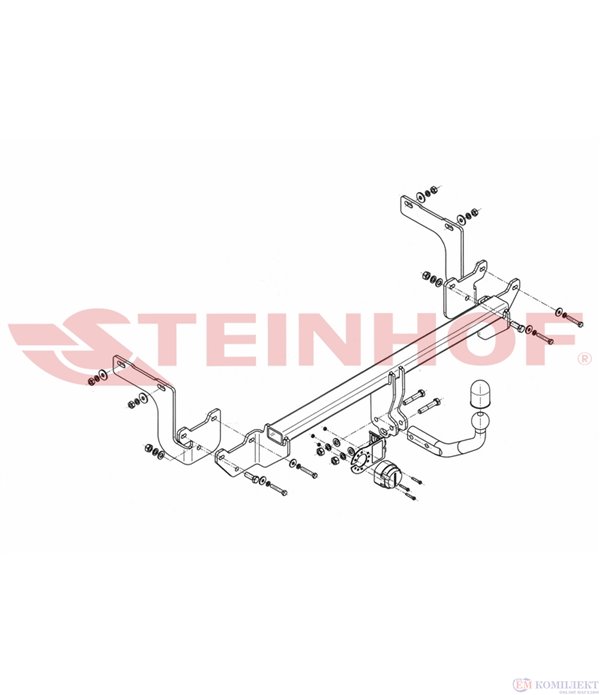 ТЕГЛИЧ CITROEN C-ELYSSE (2013-) СТАЦИОНАРЕН STEINHOF /C-045/