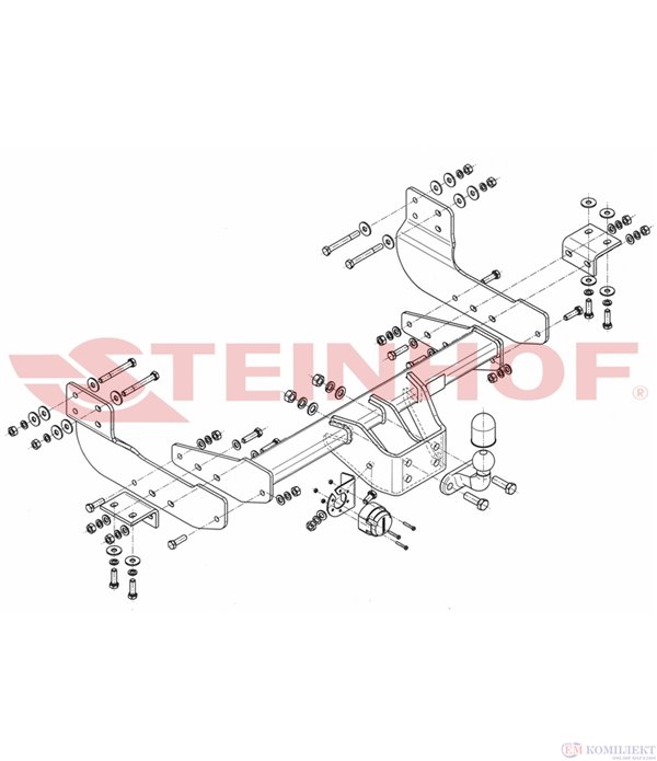 ТЕГЛИЧ FORD TRANSIT CONNECT (2012-) СТАЦИОНАРЕН STEINHOF /F-302/