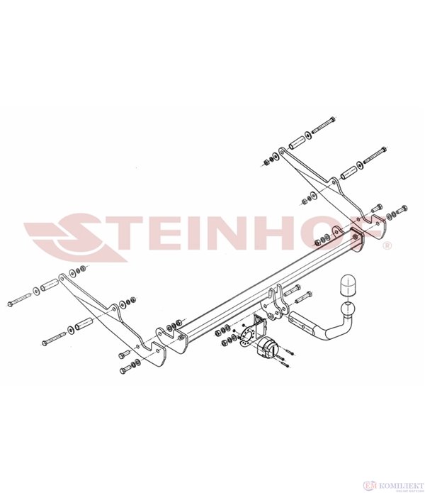 ТЕГЛИЧ RENAULT CLIO (2005-) СТАЦИОНАРЕН STEINHOF /R-022/