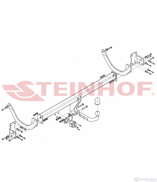 ТЕГЛИЧ CITROEN C5 (2004-) СТАЦИОНАРЕН STEINHOF /C-035/
