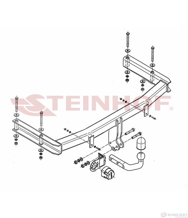 ТЕГЛИЧ SEAT ALTEA (2004-) СТАЦИОНАРЕН STEINHOF /S-101/