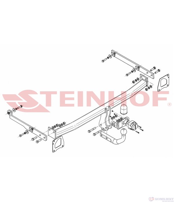 ТЕГЛИЧ RENAULT MEGANE (2008-) СТАЦИОНАРЕН STEINHOF /R-112/