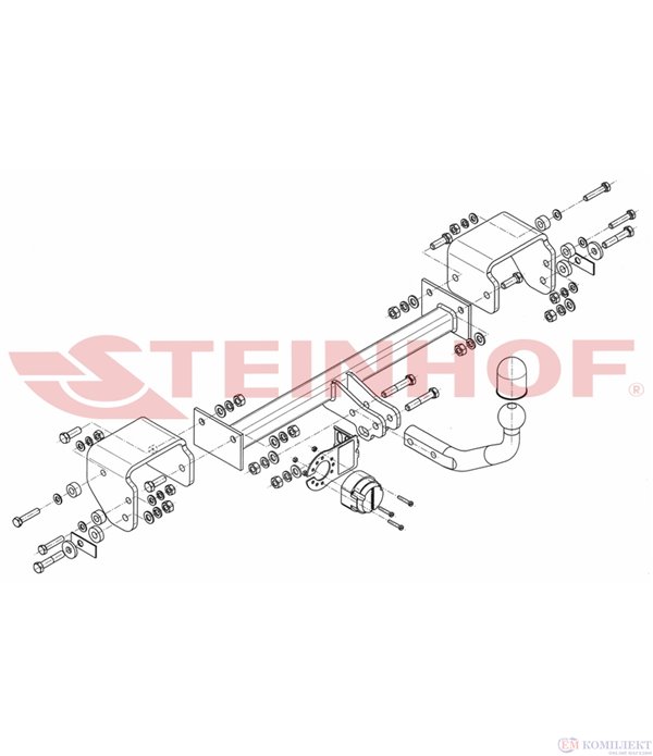 ТЕГЛИЧ CITROEN C1 (2005-) СТАЦИОНАРЕН STEINHOF /C-008/