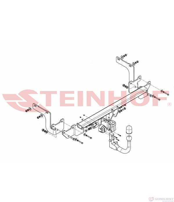 ТЕГЛИЧ CITROEN C4 GRAND PICASSO (2013-) СТАЦИОНАРЕН STEINHOF /C-049/