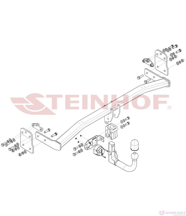 ТЕГЛИЧ HYUNDAI KONA (2017-) СТАЦИОНАРЕН STEINHOF /H-266/