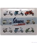 Табела ретро метална VESPA Models /XL/  30x40см.