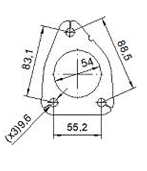 КАТАЛИЗАТОР ЗАДЕН OPEL ZAFIRA C (P12) /2011-/ 1.4i Turbo 16V - AS