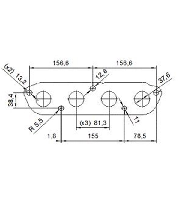 КАТАЛИЗАТОР ПРЕДЕН MAZDA 3 (BM) /2013-/ 2.0i 16V - AS