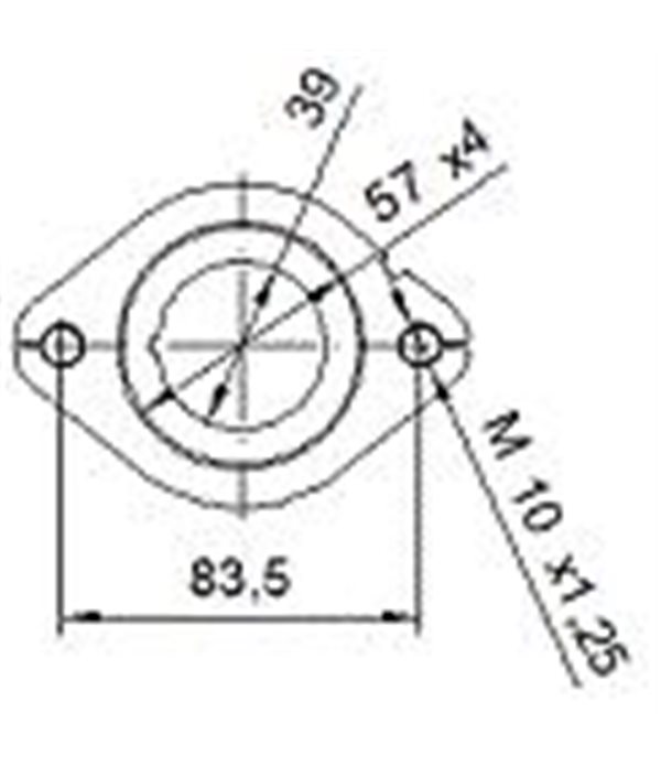 26070/КАТАЛИЗАТОР ПРЕДЕН MITSUBISHI SPACE STAR /2012-/ 1.2i 12V - AS