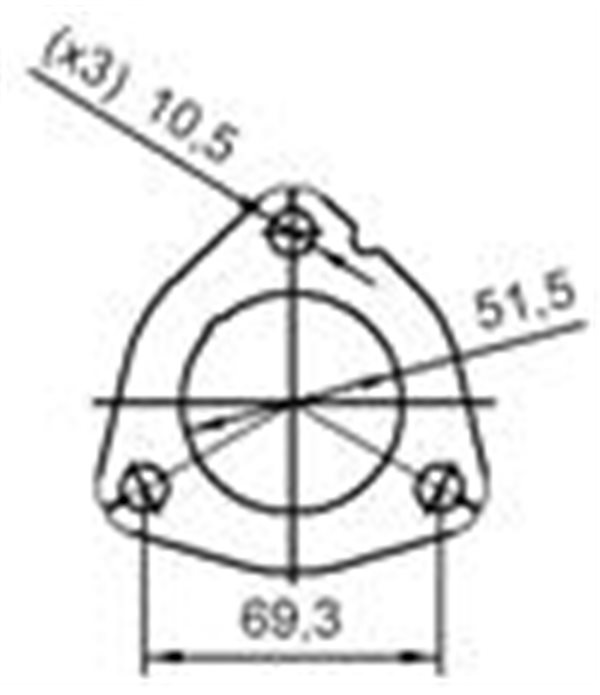 КАТАЛИЗАТОР ЗАДЕН VOLKSWAGEN POLO (2009-) 1.6i 16VLPG - AS