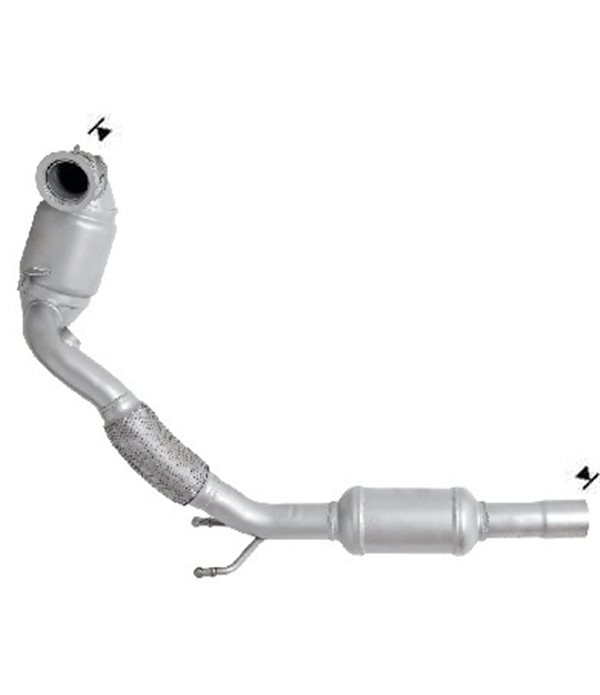 37966/КАТАЛИЗАТОР VOLKSWAGEN GOLF VII (2012-) 1.5i TFSi16V - AS