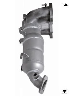 55328/КАТАЛИЗАТОР FIAT PUNTO GRANDE (2005-) 1.2i 8V LPG - AS