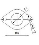 КАТАЛИЗАТОР ЗАДЕН HYUNDAI I10 (IA) /2013-/ 1.0i 12V - AS