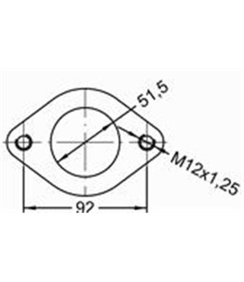 61075/КАТАЛИЗАТОР ЗАДЕН KIA VENGA /2010-/ 1.4i 16V CVVT - AS