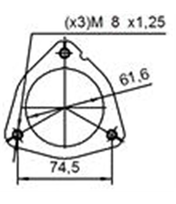 71274/КАТАЛИЗАТОР ЗАДЕН MERCEDES B CLASS W245 (2005-) 2.0i 16VTurbo - AS