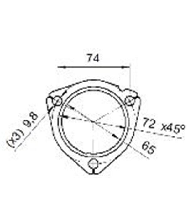 КАТАЛИЗАТОР ЗАДЕН MERCEDES B CLASS W245 (2005-) 2.0i 16VTurbo - AS