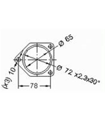 71285/КАТАЛИЗАТОР MERCEDES C CLASS W203 (2000-) 1.8i 16V - AS