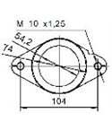 74155/КАТАЛИЗАТОР ЗАДЕН NISSAN MICRA IV /2010-/ 1.2i 12VLPG - AS
