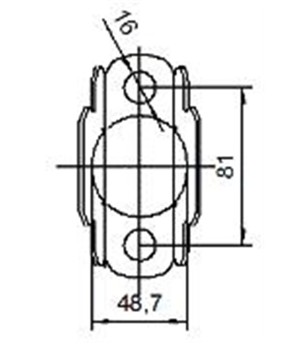 КАТАЛИЗАТОР ЗАДЕН TOYOTA YARIS (_P13_) /2010-/ 1.0i 12V - AS