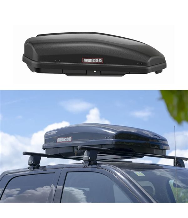 Автобокс Menabo Satellite 330L (черен мат) Автобокс Menabo Satellite 330L (черен мат)