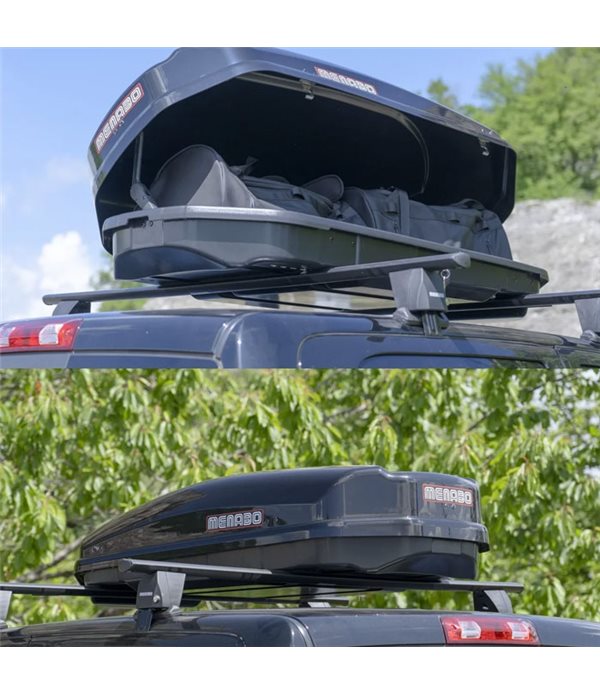 Автобокс Menabo Satellite 330L (черен мат) Автобокс Menabo Satellite 330L (черен мат)