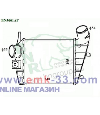 РАДИАТОР ИНТЕРКУЛЕР ALFA...