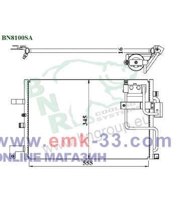 РАДИАТОР КЛИМАТИК SAAB 9-3...