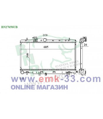 РАДИАТОР ВОДЕН SUBARU...