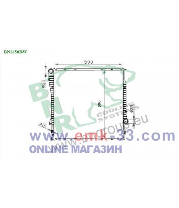 РАДИАТОР ВОДЕН BMW X5 E53...