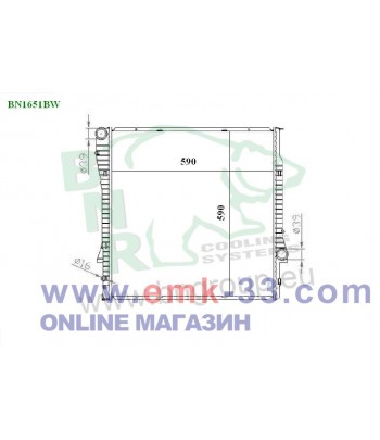 РАДИАТОР ВОДЕН BMW X5 E53...